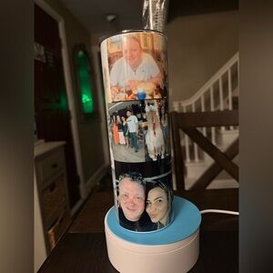 Custom Photo Tumbler 20oz 30oz, Personalized Skinny Tumbler, Family Picture Cup,